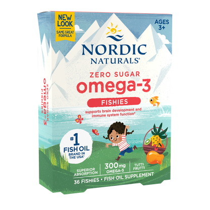 Nordic Omega-3 Fishies, 300 mg Yummy Tutti Frutti Taste