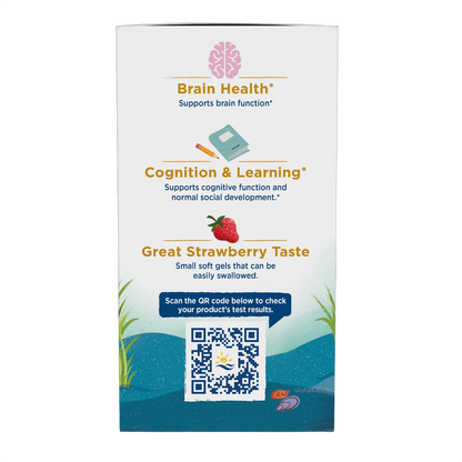 Ultimate Omega 2X Teen,, Aceite de pescado omega-3 para adolescentes, 1.120 mg de omega-3, fresa