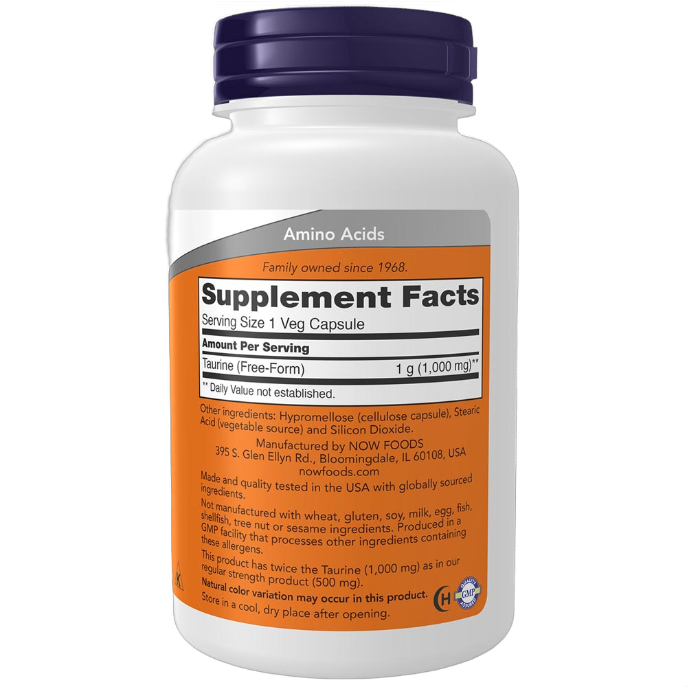 Taurine Double Strength, 1000mg