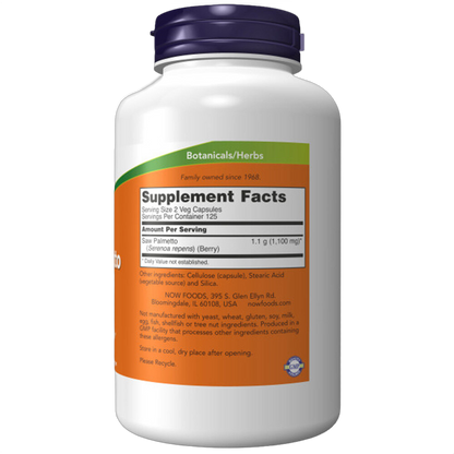 Saw Palmetto Berries, 550mg