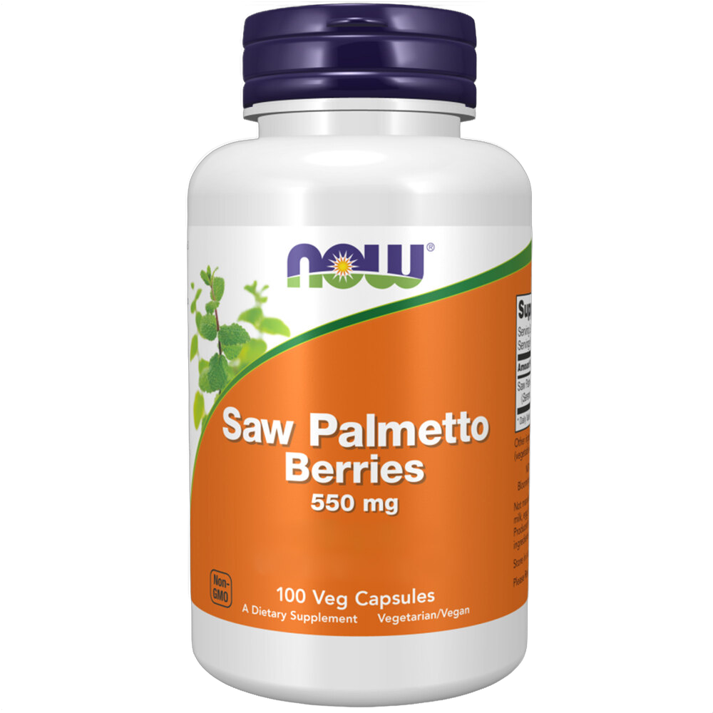 Saw Palmetto Berries, 550mg ,100 Veg Capsules