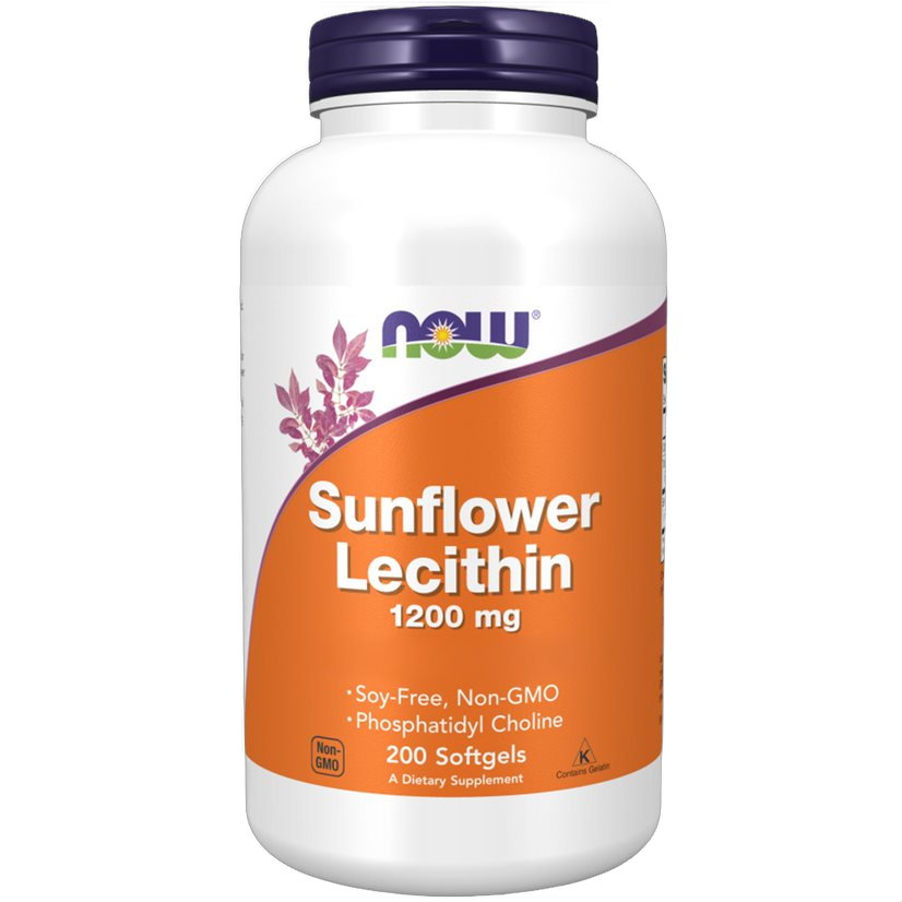 Lecitina de girasol, 1.200 mg