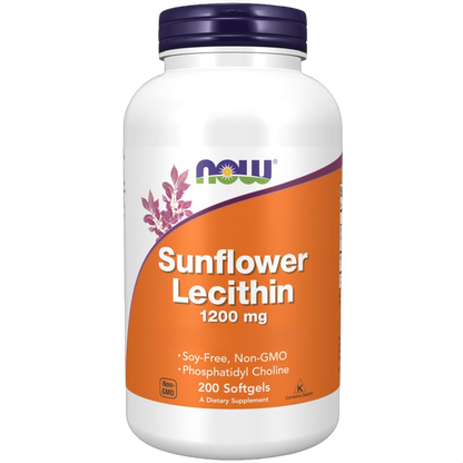 Lecitina de girasol, 1.200 mg