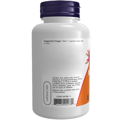 Niacinamide (vitamine B3) sans bouffées de chaleur, 500 mg