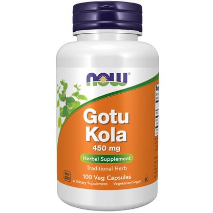 Gotu Kola, Centella asiática, 450 mg
