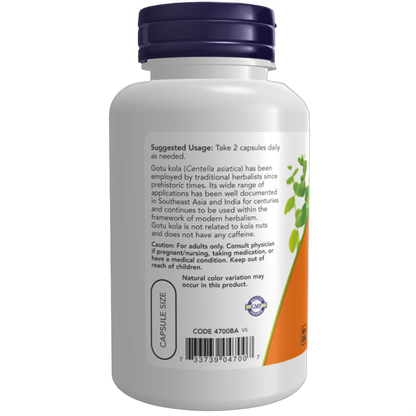 Gotu Kola, Centella asiática, 450 mg