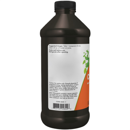 Clorofilla liquida, aroma menta
