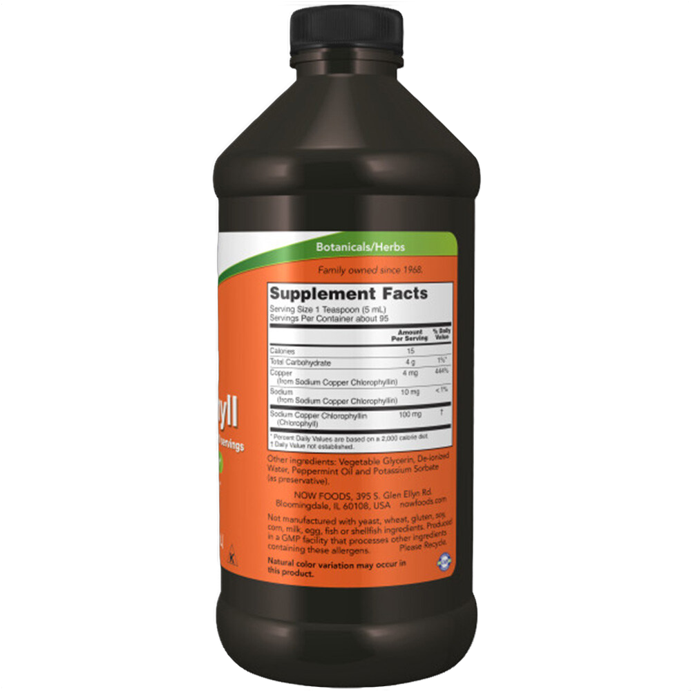Liquid Chlorophyll, Mint Flavour