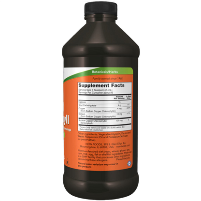 Liquid Chlorophyll, Mint Flavour