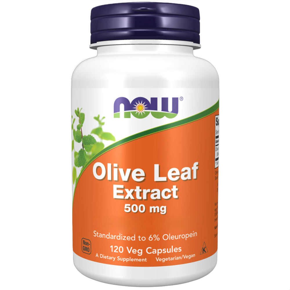 Extrait de feuille d'olivier, 500 mg