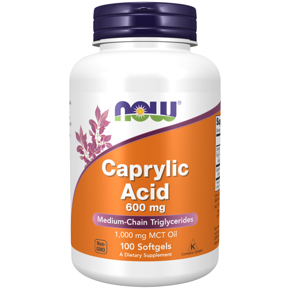 Acide caprylique, 600 mg