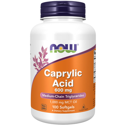Acide caprylique, 600 mg