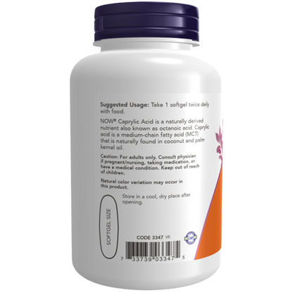 Acide caprylique, 600 mg