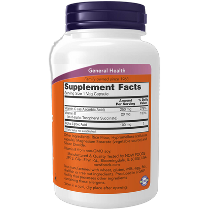 Alpha Lipoic Acid, 100mg