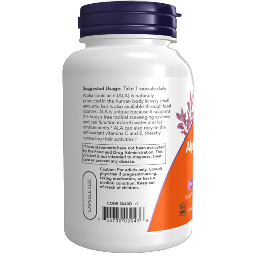 Alpha Lipoic Acid, 100mg