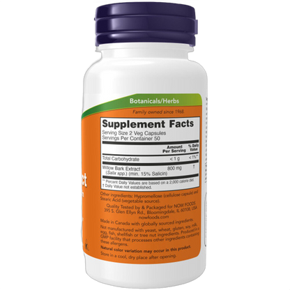 Willow Bark Extract, 400mg