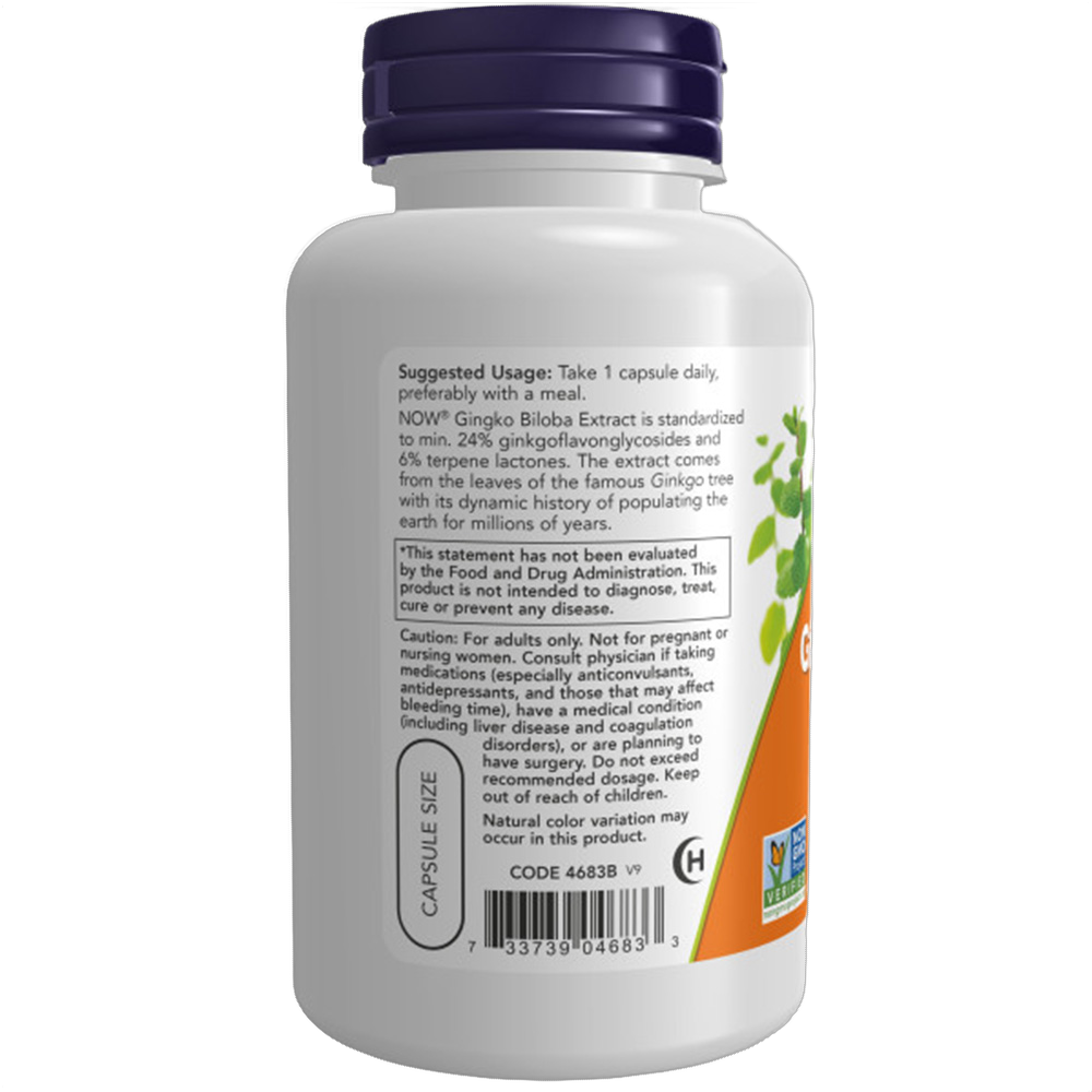 Ginkgo biloba, 120 mg