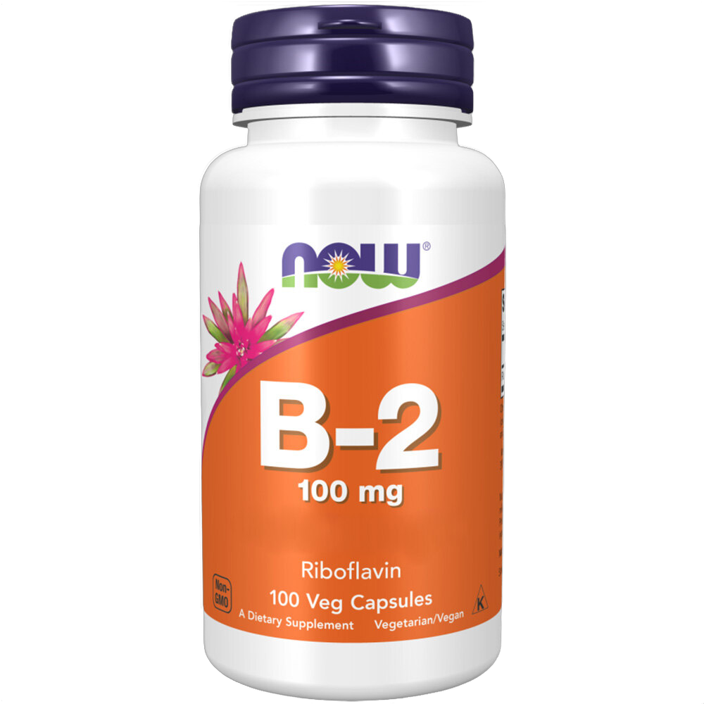 Vitamin B-2 (Riboflavin), 100mg