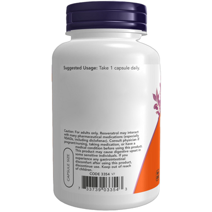 Resvératrol naturel, 200 mg