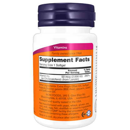 Vitamin D3, 2.000 IE