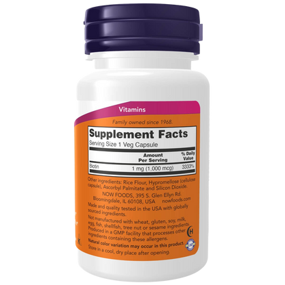 Biotin, 1000mcg