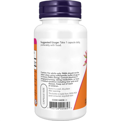PABA (acido para-amminobenzoico), 500 mg