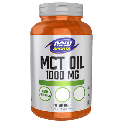 Huile MCT (triglycérides à chaîne moyenne), 1 000 mg