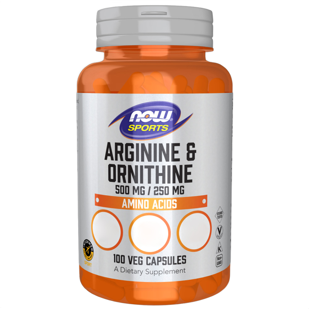 Arginine & Ornithine, 500/250 mg