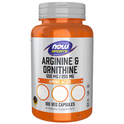 Arginine & Ornithine, 500/250 mg