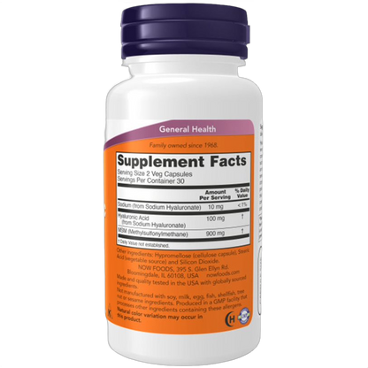 Hyaluronic Acid, 50mg