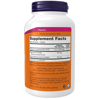 Vitamin C, 1000mg with Rose Hips & Bioflavonoids