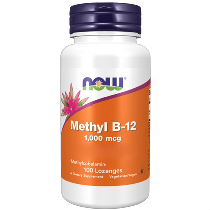 Methyl B-12 (Methylcobalamin), 1000mcg