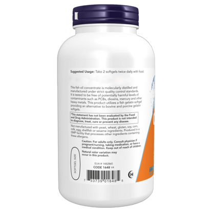 Omega-3, pescado destilado molecularmente