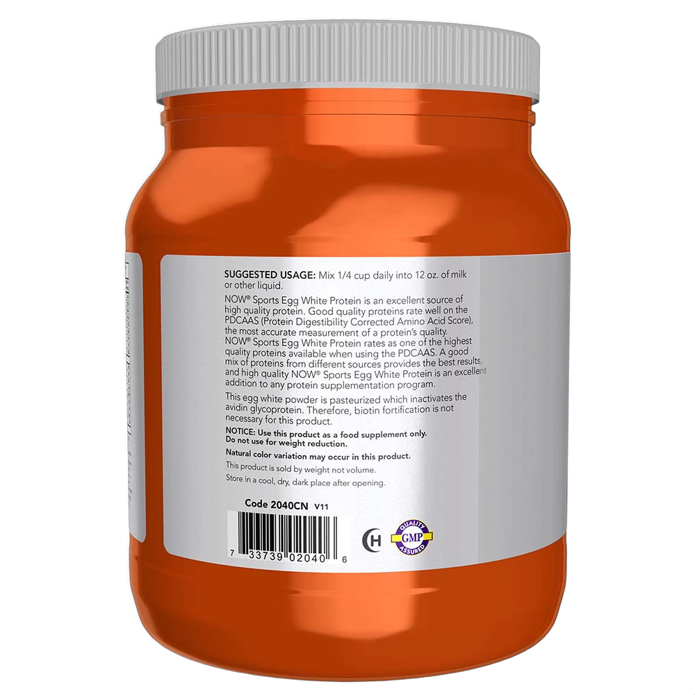 Proteine dell'albume d'uovo, polvere non aromatizzata