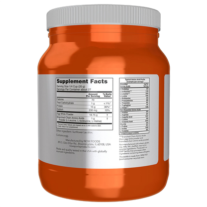 Proteine dell'albume d'uovo, polvere non aromatizzata