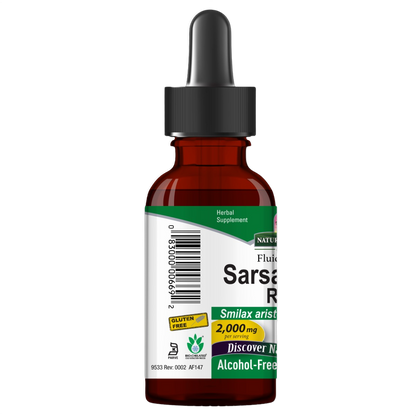 Raíz de zarzaparrilla, sin alcohol