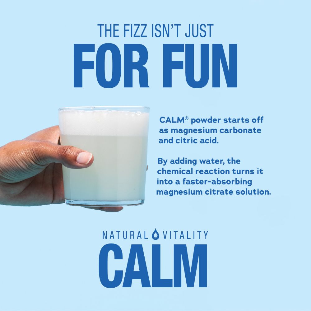 Bebida relajante CALM®, sabor frambuesa y limón