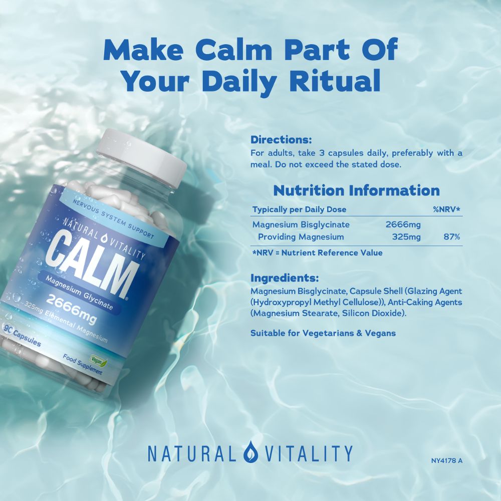 Glicinato de magnesio CALM®, 325 mg