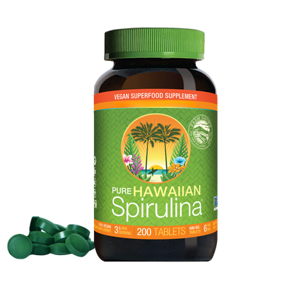 Espirulina de Hawái - 100 % vegana, 500 mg