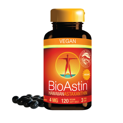 Vegan Astin, Astaxantina hawaiana, 4 mg