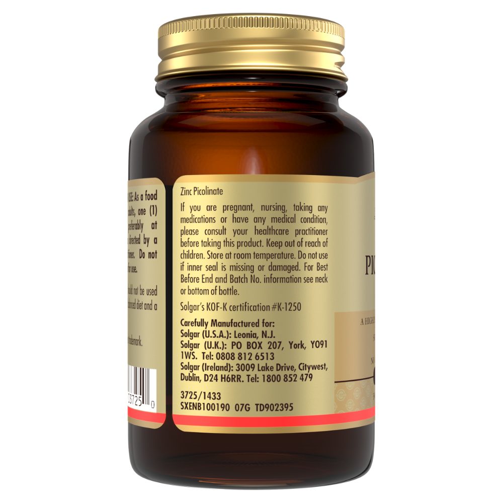 Zinc Picolinate, 22mg