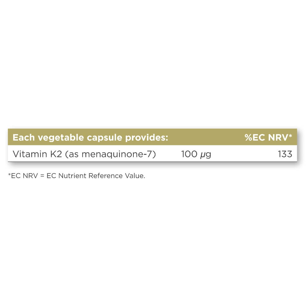 Natural Vitamin K2 (MK-7), 100 µg