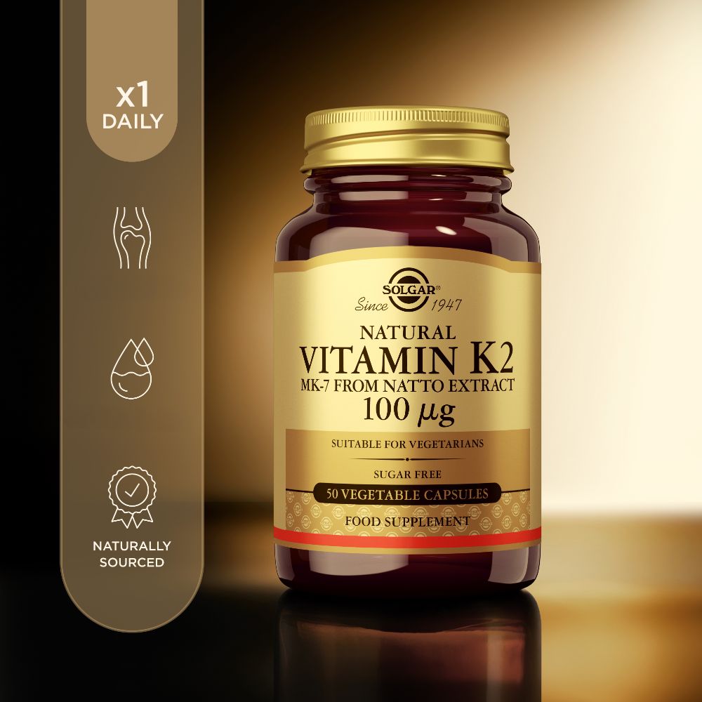 Natural Vitamin K2 (MK-7), 100 µg