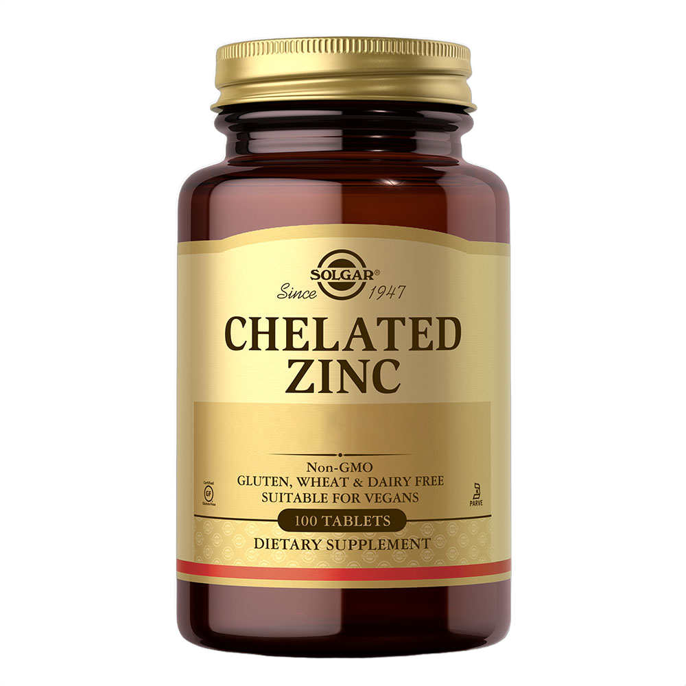 Zinc quelado, 22 mg