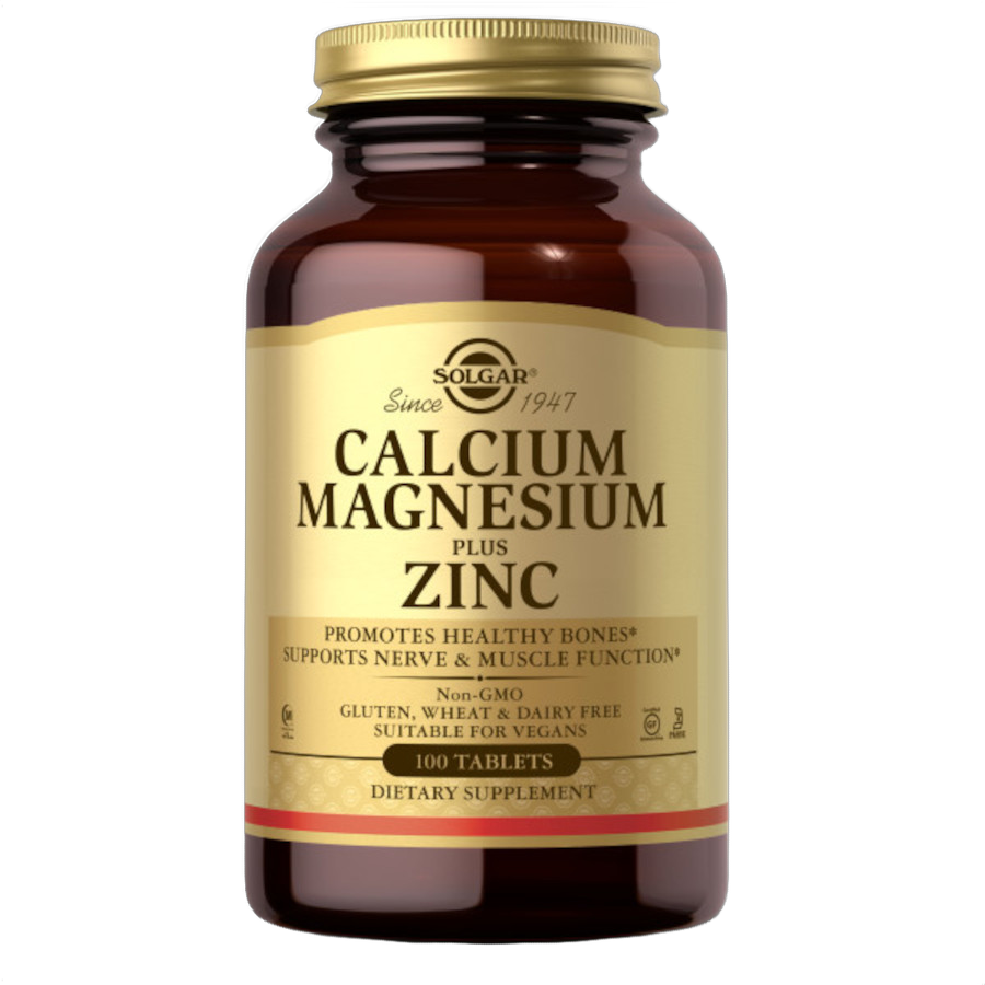 Calcio, magnesio y zinc