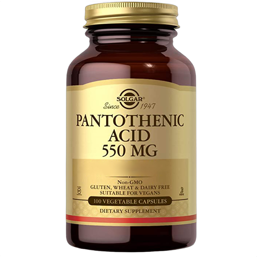 Ácido pantoténico (Vitamina B5), 550 mg