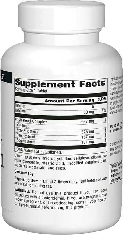 Beta-sitosterol mega potencia, 375 mg