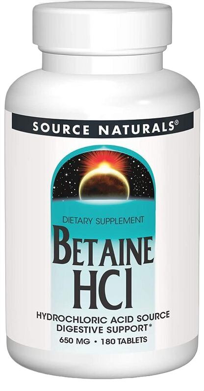 Betaina HCl, 650 mg