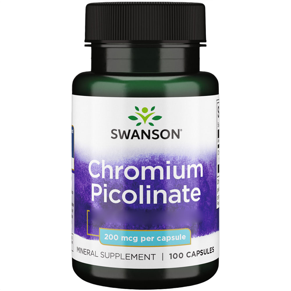 Picolinate de chrome, 200 mcg