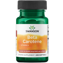 Beta carotene, 10.000 UI